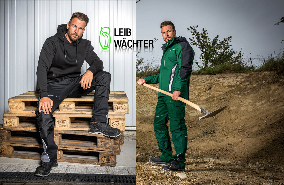 Arbeitskleidung der Marke Leibwächter