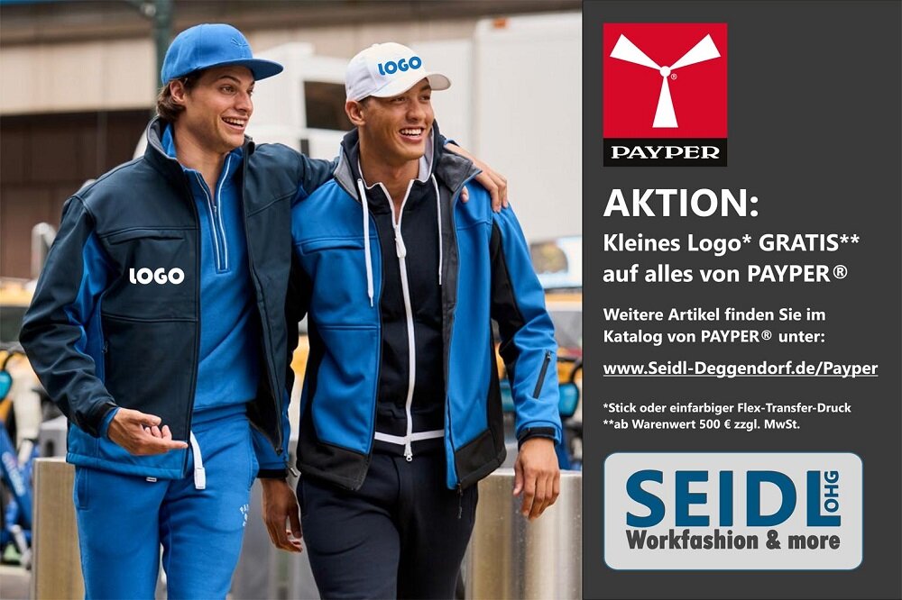AKTION: Kleines Logo GRATIS auf alles von PAYPER - Beispiel 1