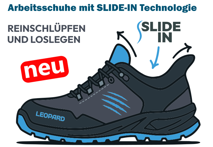 Slide-in Arbeitsschuhe