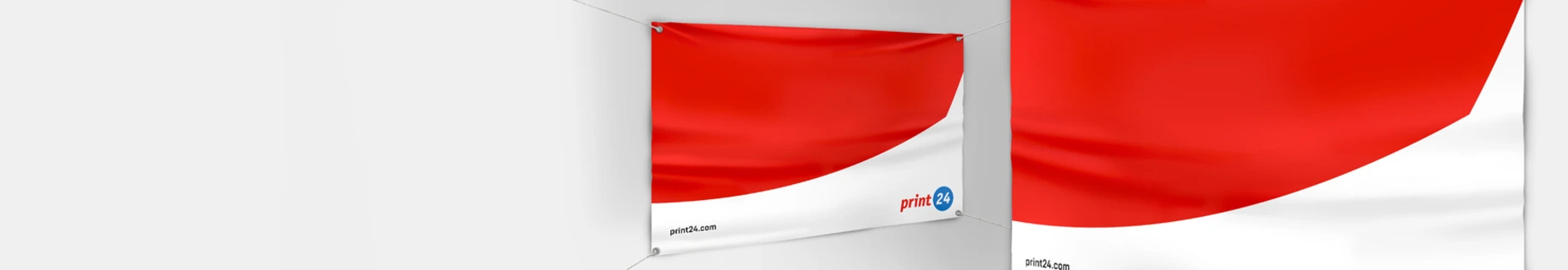 Stoffbanner mit Werbedruck von Print24.com