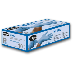 Nitril-Einweghandschuhe, puderfrei, blau, 100er-Box