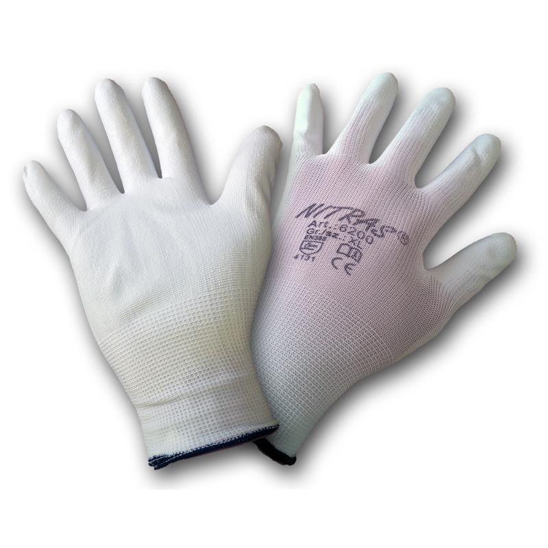 Nylon-PU-Handschuh NITRAS, weiß
