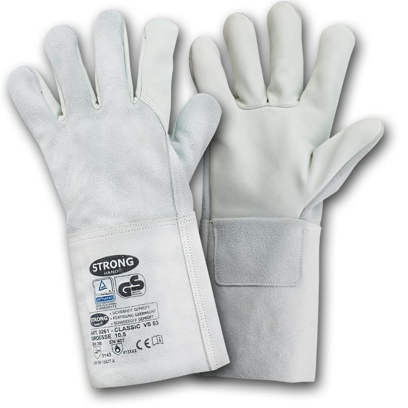 Schweißer-Handschuh VS53 aus Rindleder, Größe 10.5