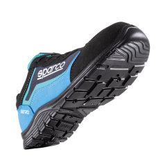 (OUTLET) S3 Sicherheitsschuh SPARCO NITRO Black/Blue, Größen 36 bis 48