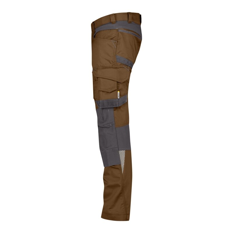 DASSY Helix Bundhose Mit Stretch – D-FLEX PESCO 41, Rot/schwarz, Mit 4-Wege-Stretch Und Vielen Taschen