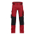 Dassy DYNAX Arbeitshose mit Stretch und Kniepolstertaschen rot/schwarz 44 (STANDARD Schrittlänge)