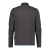 Dassy SONIC Langarm-T-Shirt mit Reißverschluss-Kragen schwarz/azurblau XS