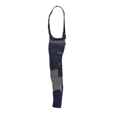 Dassy TRONIX Latzhose mit Stretch und Kniepolstertaschen schwarz 48-6