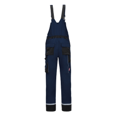 Latzhose Nitras MOTION Tex Plus weiß/grau 64