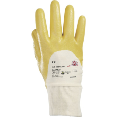 Handschuhe HONEYWELL Sahara 100 gelb BW-Trikot mit Nitril EN 388 PSA II