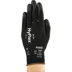 Handschuhe ANSELL HyFlex® 48-101 schwarz EN 388 PSA...