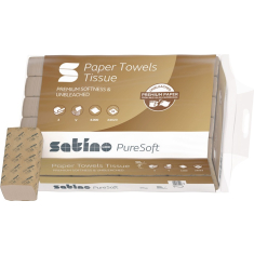 Handtuchpapier Satino PureSoft 2-lag.soft beige...