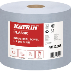 Putztuchrolle Katrin Classic L 2 L360xB220ca.mm blau...