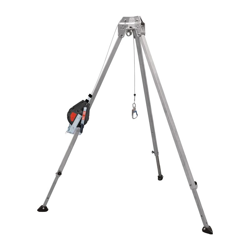 Dreibaum m.Höhensicherungsgerät EN 795b PSA III 19,0kg Alu.MAS
