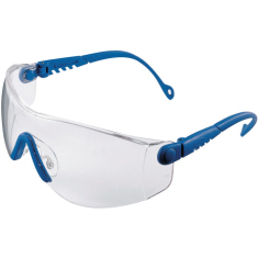 Schutzbrille Op-Tema EN 166-1FT Bügel blau,Scheibe...