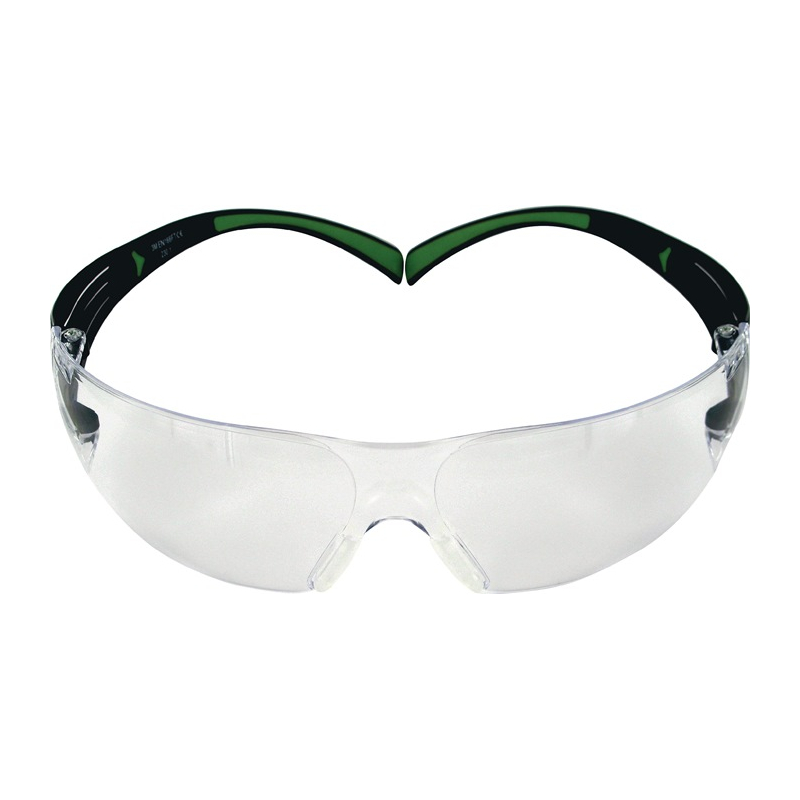 Schutzbrille SecureFit-SF400 EN 166,EN 170 Bügel schwarz grün,Scheibe klar