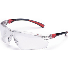 Schutzbrille 506 UP EN 166,EN 170 Bügel schwarz/rot...