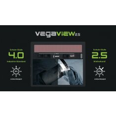 Schweißerschutzhelm Vegaview2.5 schwarz 90x110mm DIN 8-12 OPTREL