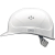 Schutzhelm INAP-Master 6 (Pkt.) signalweiß PE EN 397 VOSS