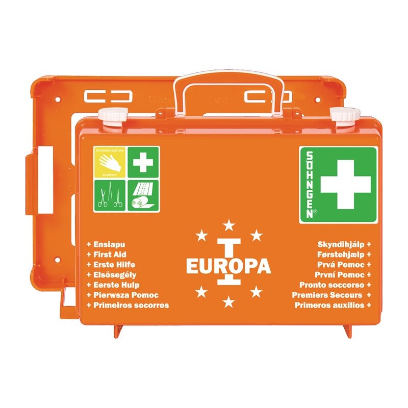 Erste Hilfe Koffer EUROPA I B310xH210xT130ca.mm orange SÖHNGEN
