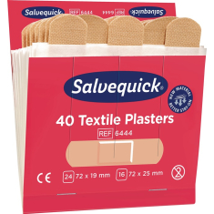 Pflasterstrips Salvequick elastisch 6 Nachfüllpack...