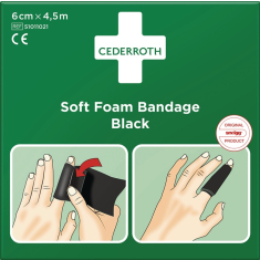Soft Foam Bandage selbsthaftend elastisch,schwarz...