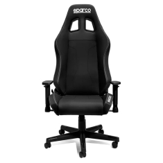 Sparco Bürostuhl Couch, Farbe: schwarz/silber