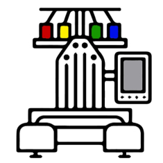 Stickprogrammkosten, einmalig