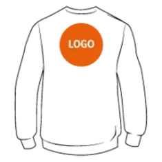 Logo-/Motiv-Stick, groß, auf den Rücken vom...
