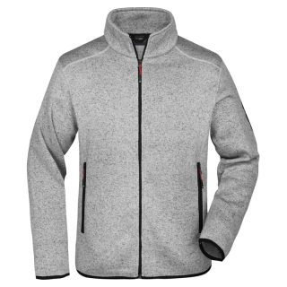 light-grey-melange/red